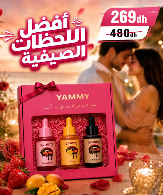 Pack Trio YAMMY - Pour un Été Romantique.                                            30ml*3