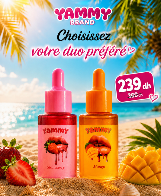 😍 Pack Duo YAMMY - Pour un Été à Deux.                                                   30ml*2